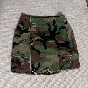 Camouflage Mini Skirt
